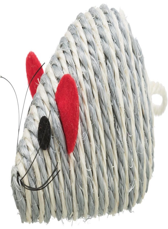 TRIXIE Sisal Mouse Cat Toy for Cats | Durable Natural Sisal | Pack of 4 | 10 cm Multicolor | Encourages Hunting Instinct, Exercise & Play | Safe Non-Toxic Toy for Kittens & Adult Cats - Image 2